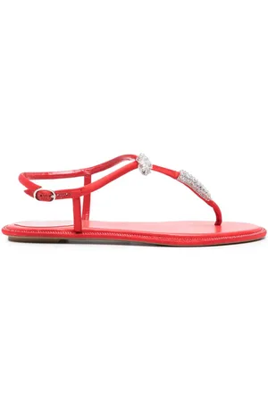 RENE CAOVILLA Katy Sandalen mit Kristallen