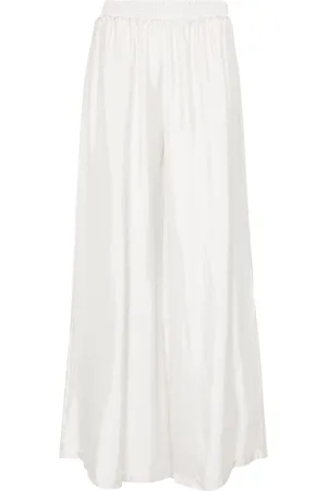 Fabiana Filippi Satin-Palazzohose mit Stretchbund