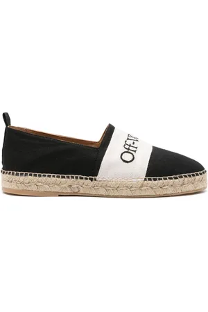 OFF-WHITE Bookish Espadrilles aus Leinen