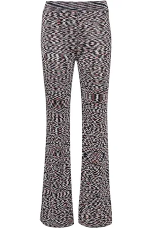 Missoni Ausgestellte High-Waist-Hose
