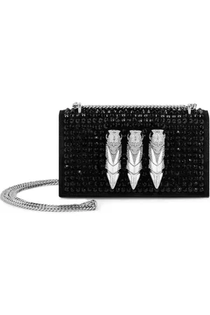 Philipp Plein Kleine Schultertasche mit Kristallen