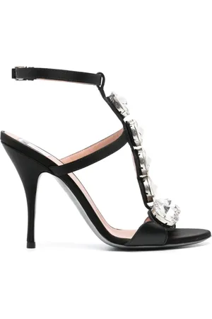 Moschino Sandalen mit Schmucksteinen 110mm