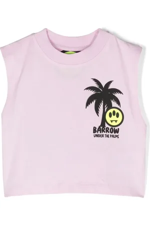 BARROW Cropped-Tanktop mit Logo-Print