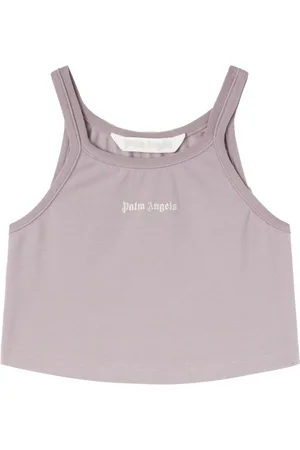 Palm Angels Cropped-Tanktop mit Logo-Print
