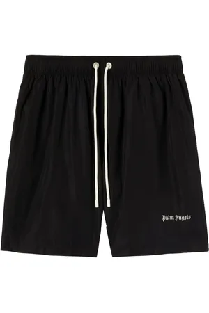 Palm Angels Badeshorts mit Logo-Stickerei