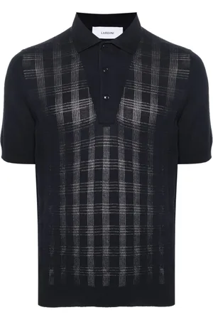 LARDINI Kariertes Poloshirt