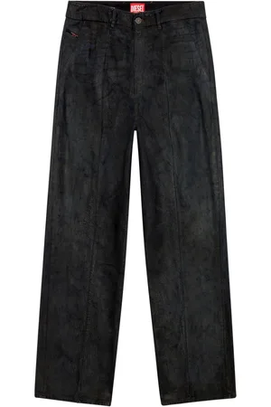 Diesel Beschichtete D-Chino-Work Straight-Leg-Jeans
