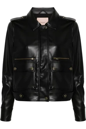 Twin-Set Bomberjacke mit Logo-Gravur