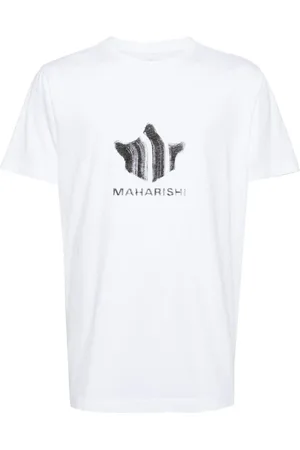 Maharishi Brushstroke Temple T-Shirt aus Bio-Baumwolle