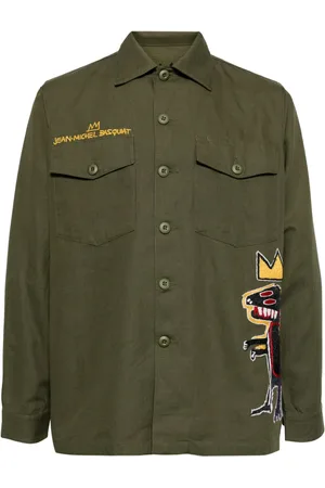 Maharishi X Jean-Michel Basquiat Hose mit Stickerei