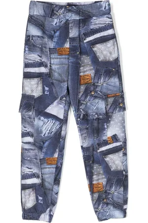 Chiara Ferragni Cargohose mit Jeans-Print