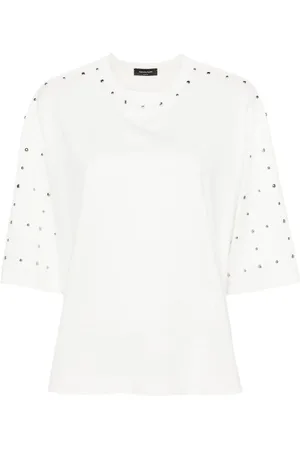 Fabiana Filippi T-Shirt mit Nieten