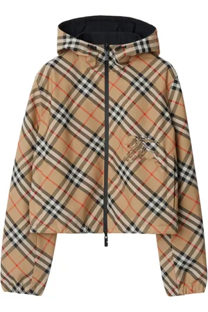 Burberry Wendbare Cropped-Jacke mit Check