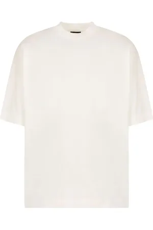 Emporio Armani Rundhals-T-Shirt mit lockerem Schnitt
