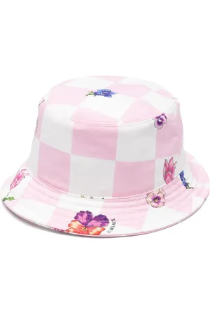VERSACE Karierter Blossoms Fischerhut