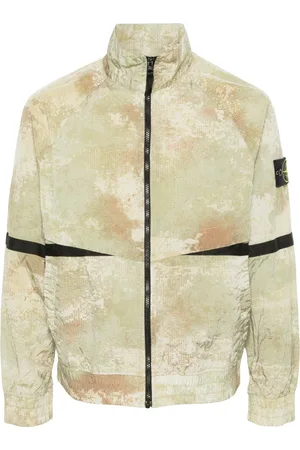 Stone Island Compass Jacke mit abstraktem Print