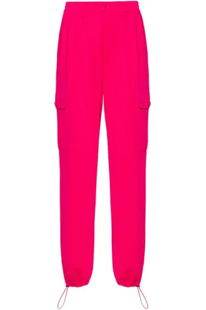 Twin-Set Krepp-Cargohose mit geradem Bein