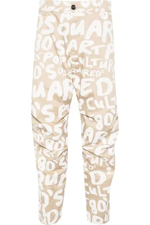 Dsquared2 Tapered-Hose mit Logo-Print