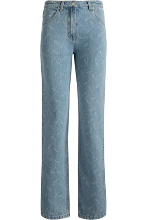 Bally Straight-Leg-Jeans mit Logo-Print