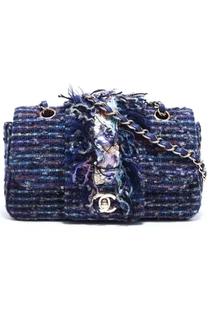 CHANEL 2005-2006 Tweed-Schultertasche