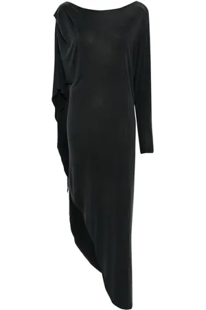 REV Einschultriges Nomi Midikleid