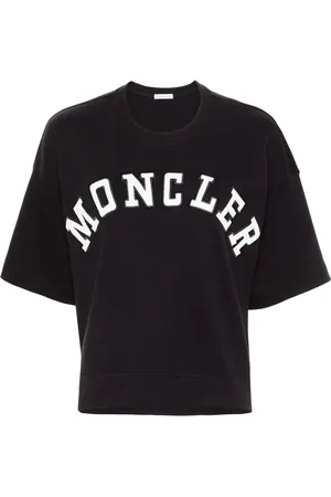 Moncler T-Shirt mit Logo-Patches