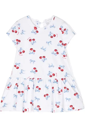 MONNALISA Kleid mit Kirschschleifen-Print