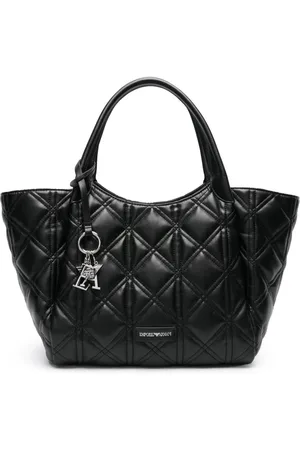 Emporio Armani Handtasche mit Rautensteppung