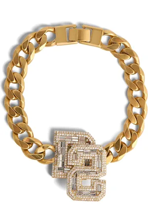 Dsquared2 Halskette mit kristallverziertem Logo