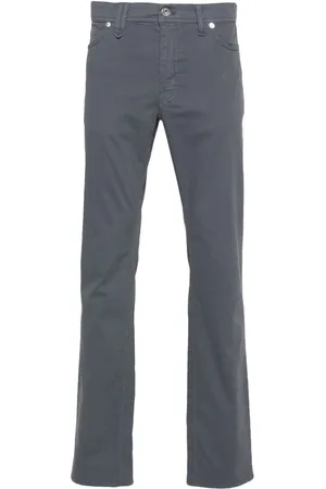 BRIONI Halbhohe Chamonix Straight-Leg-Jeans