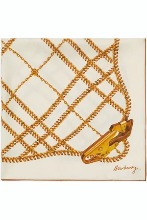 Burberry Seidenschal mit Chain Check-Print