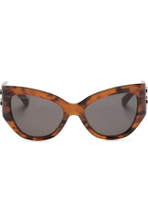 Balenciaga Cat-Eye-Sonnenbrille mit Logo-Schild