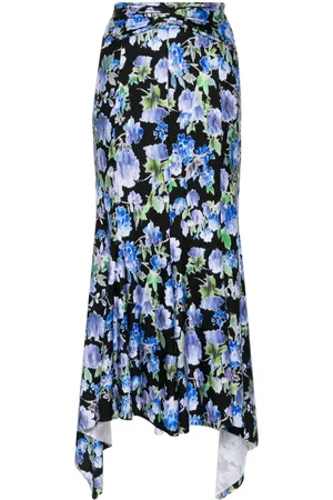 Serafini Midirock mit Blumen-Print