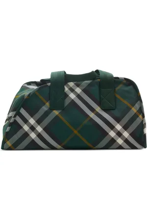 Burberry Mittelgroße Shield Reisetasche mit Check