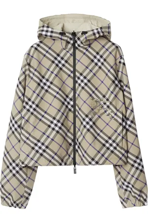 Burberry Wendbare Cropped-Jacke mit Check