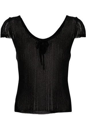 Pinko T-Shirt mit Fransen