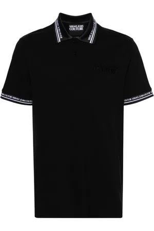 VERSACE Poloshirt mit Logo-Print