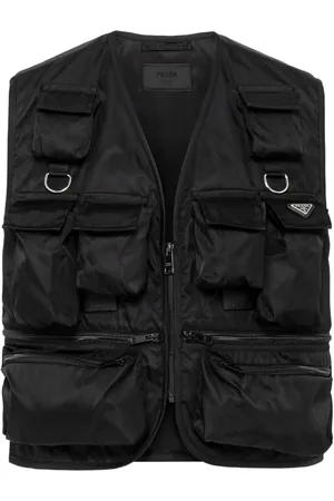 Prada Utility-Weste mit emailliertem Logo
