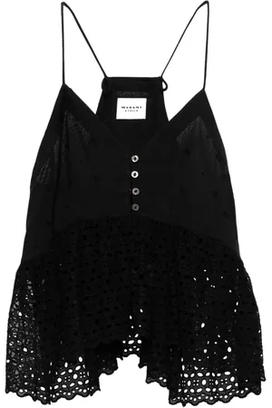 Marant Etoile Sogane Top mit Lochstickerei