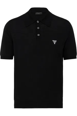 Prada Poloshirt mit Logo-Stickerei
