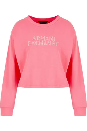 Armani Exchange Sweatshirt mit Logo-Verzierung
