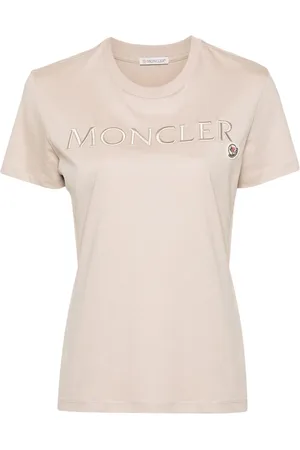 Moncler T-Shirt mit Logo-Stickerei