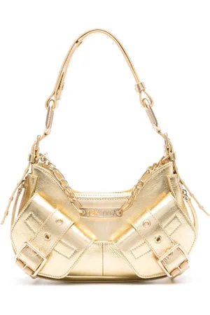 BIASIA Schultertasche in Metallic-Optik