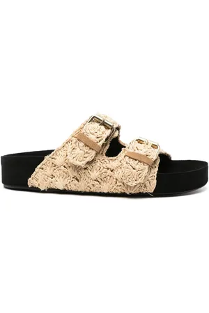 Isabel Marant Lennyo Sandalen aus Raffiabast