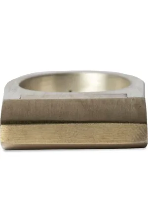 PARTS OF FOUR Plate Pyroid Single Ring aus Sterlingsilber