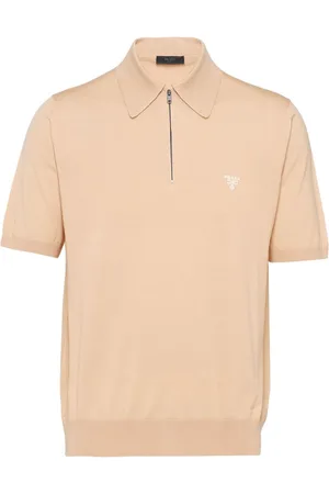 Prada Poloshirt mit Logo-Stickerei
