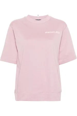 Moncler T-Shirt mit Logo-Applikation