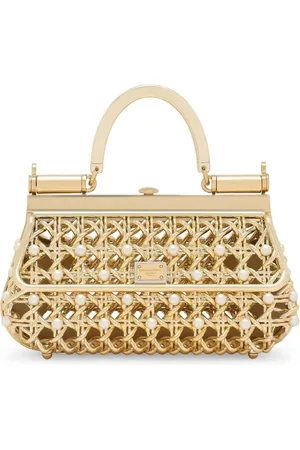 Dolce & Gabbana Käfig-Handtasche mit Perlenverzierung