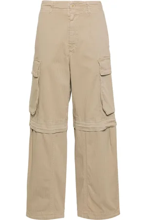 SEMICOUTURE Cargohose mit Fischgrätenmuster