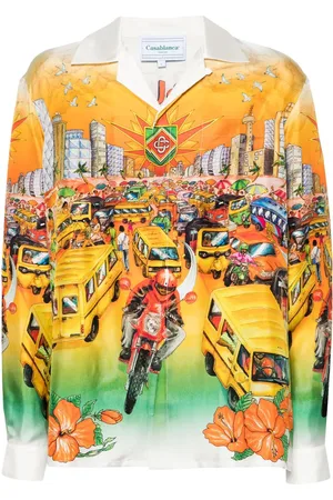 Casablanca Traffic Seidenhemd